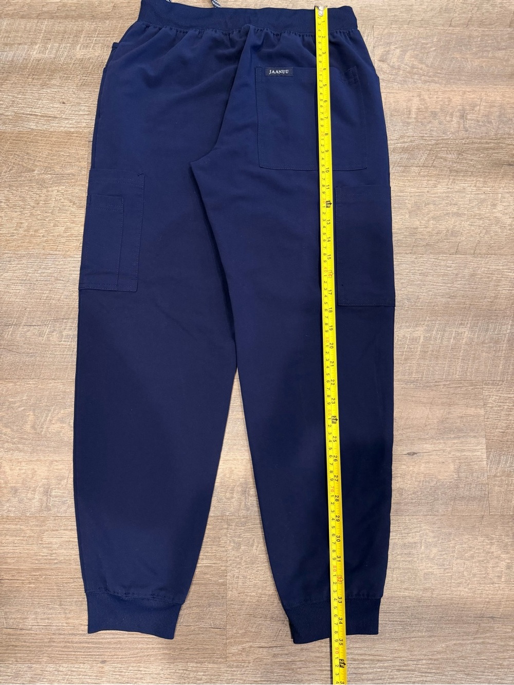 Jaanuu Navy Scrub Set XS Top XXS XS Jogger Pants Stretch Nurse Medical Uniform - Picture 9 of 11